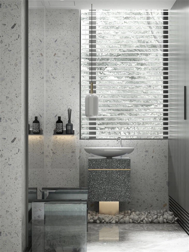 Băi moderne de terrazzo