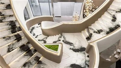 Design pardoseli din marmură scară
